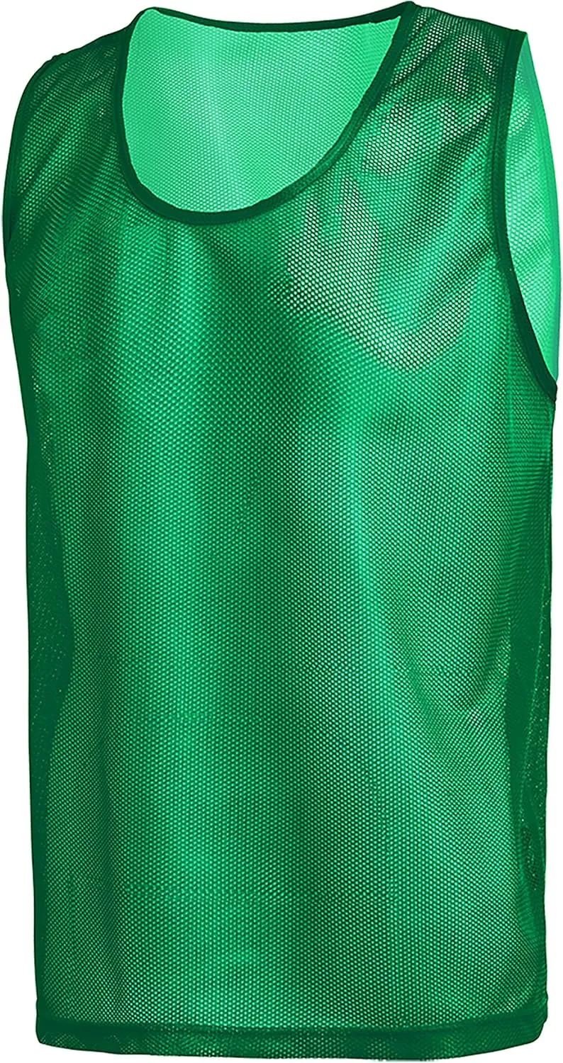 American Challenge Soccer Pinnies  Mesh Jersey Vest for Scrimmage Practice, Soccer Pennies and Training Bibs
