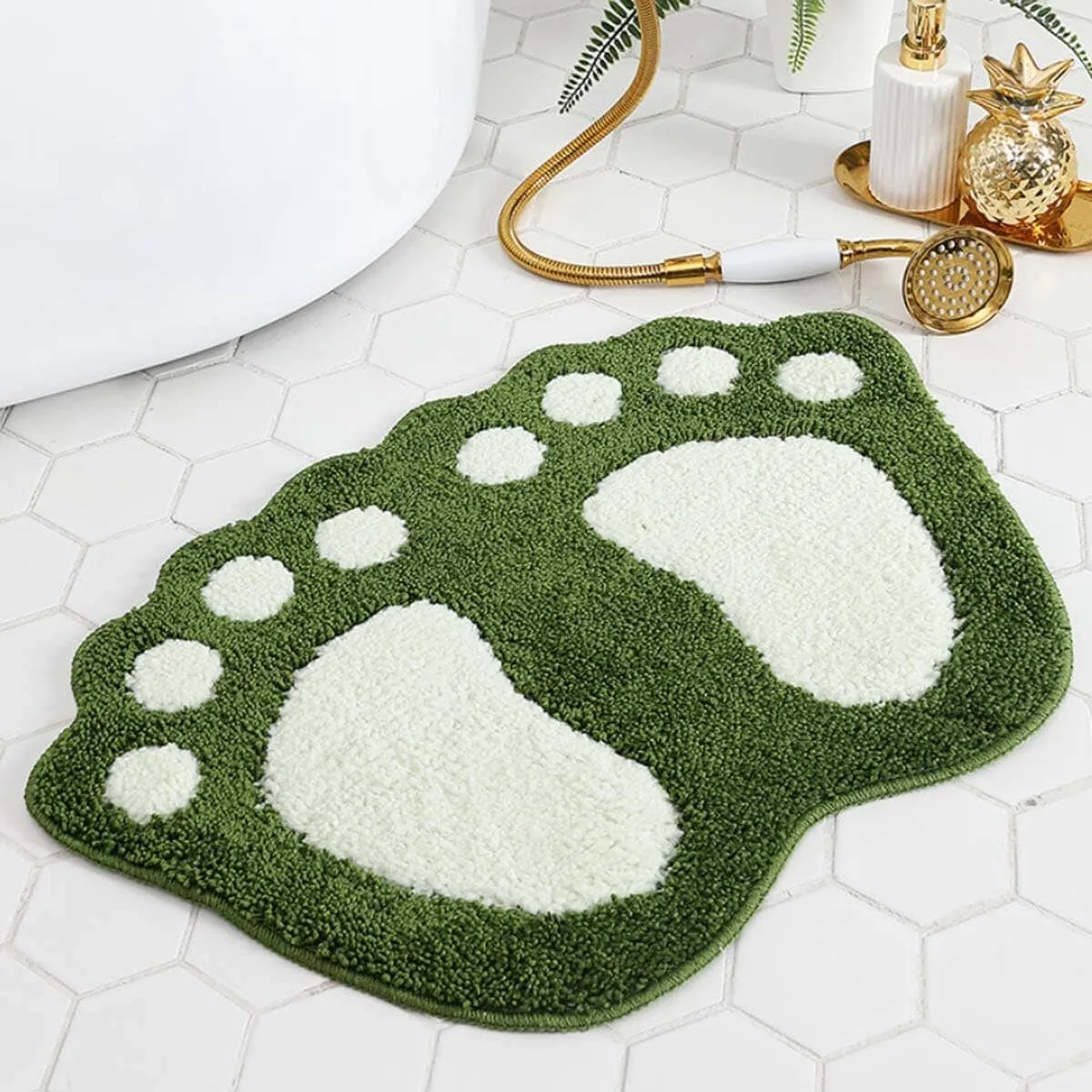 Bathroom Rugs Mats Water Absorbent Non-Slip Mat Used