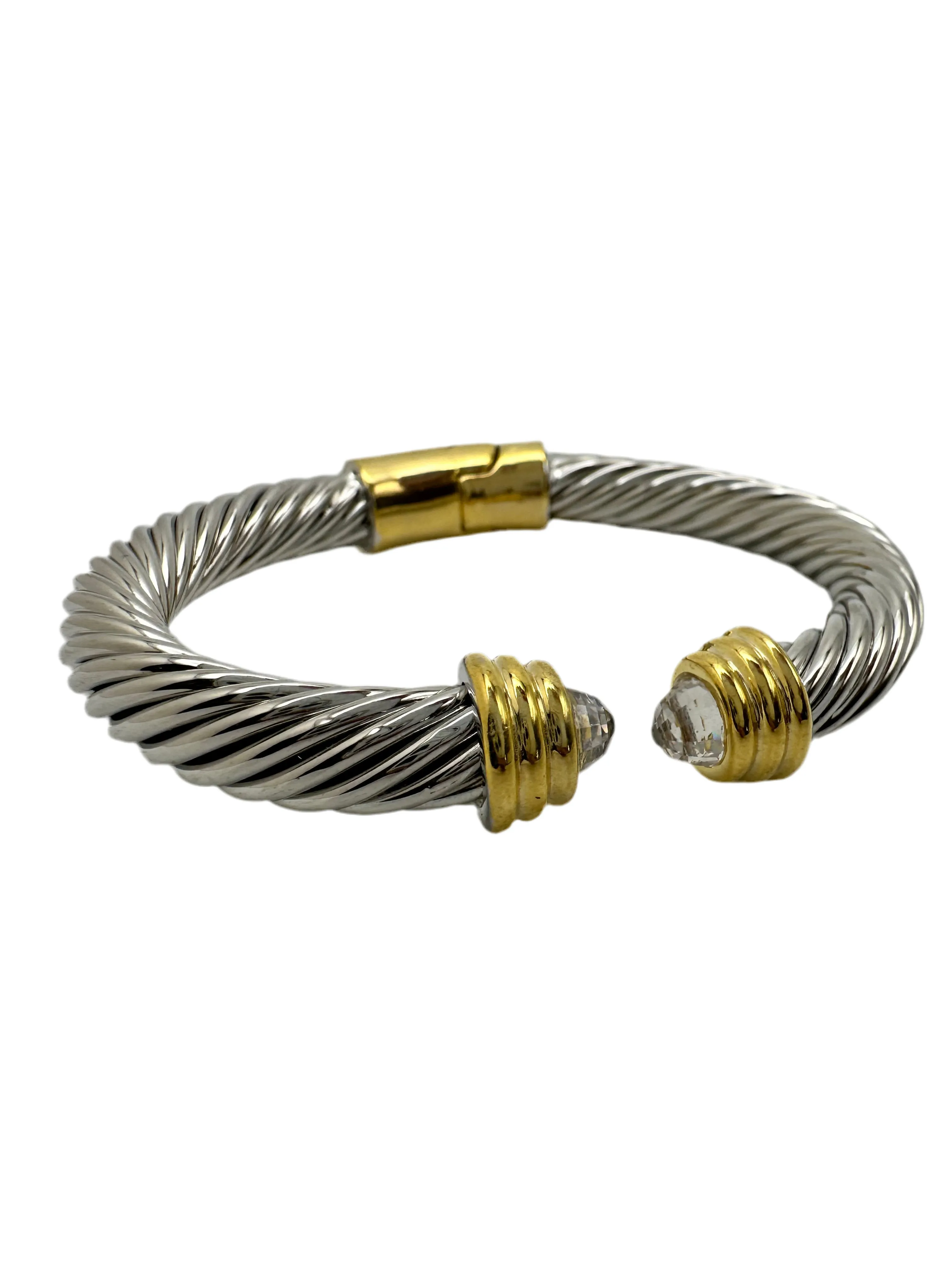 Burman Crystal Hinged Cuff
