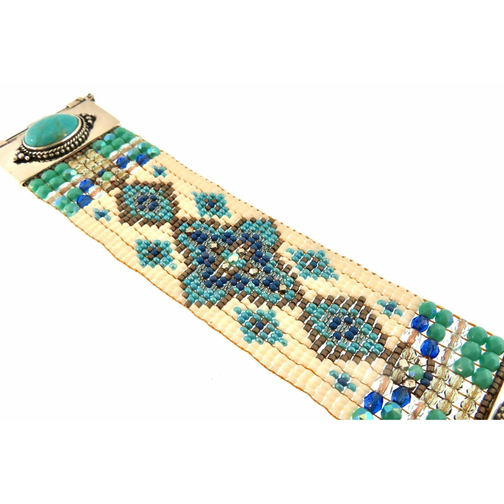 Chili Rose  "Blue Sky" Classic Turquoise Bracelet