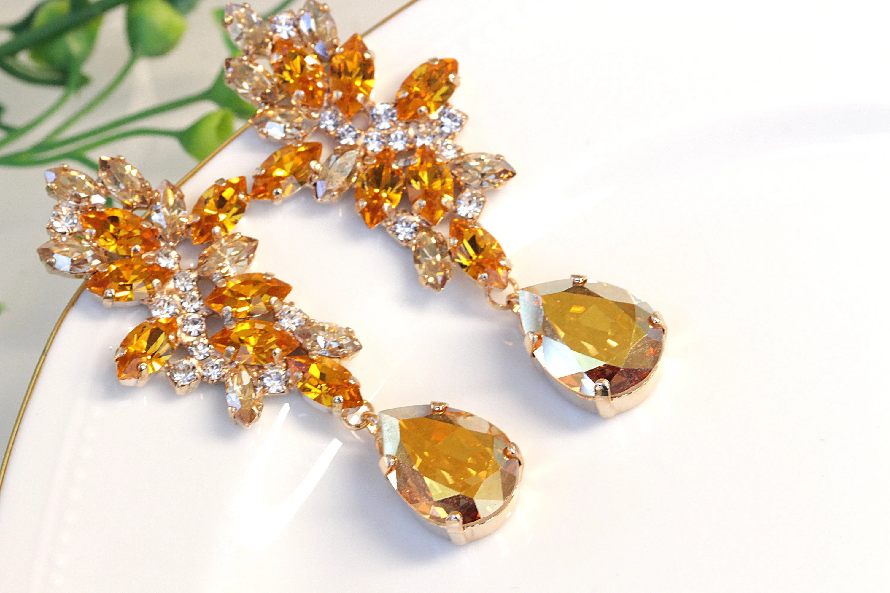 CITRINE EARRINGS