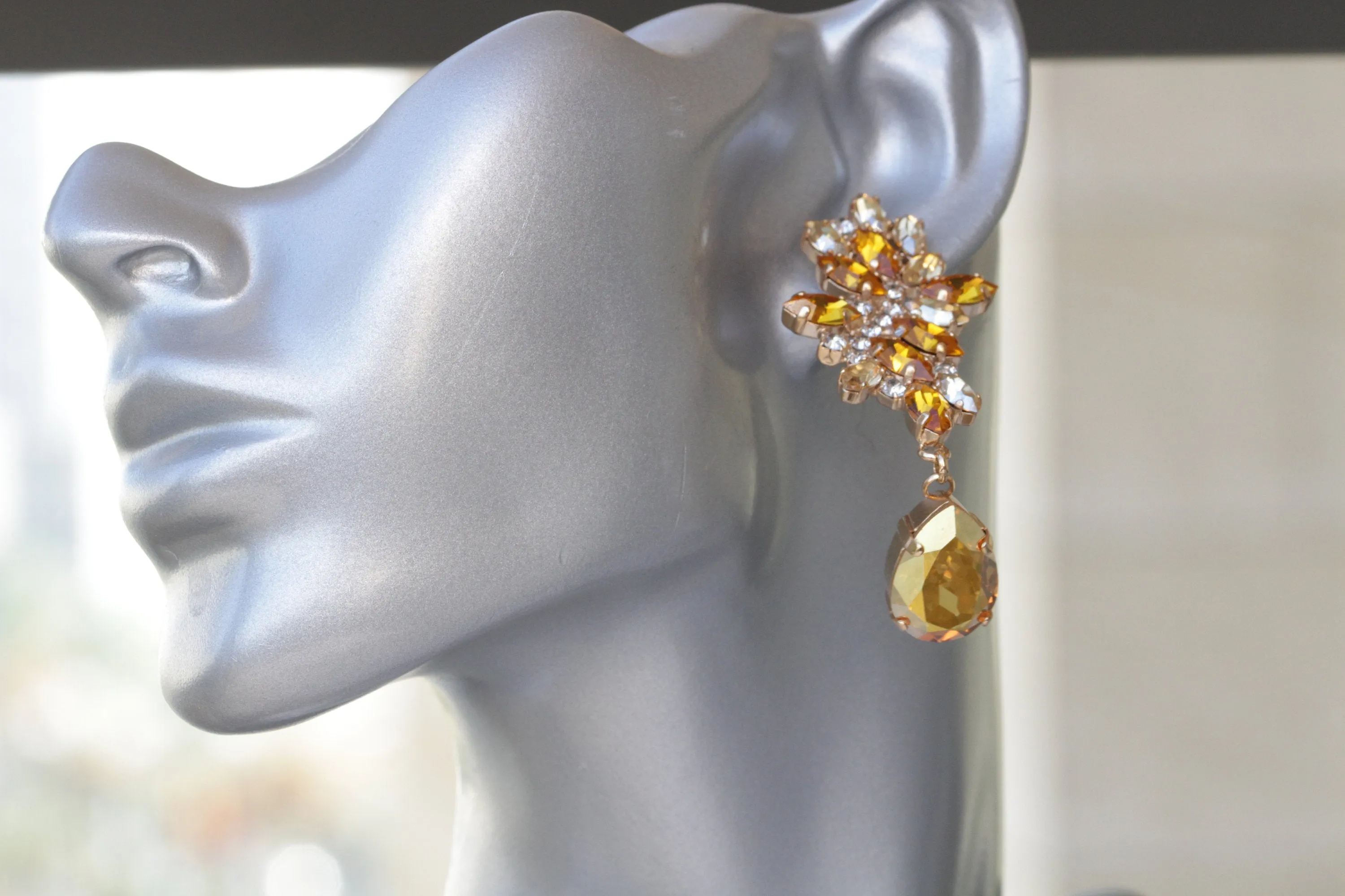 CITRINE EARRINGS