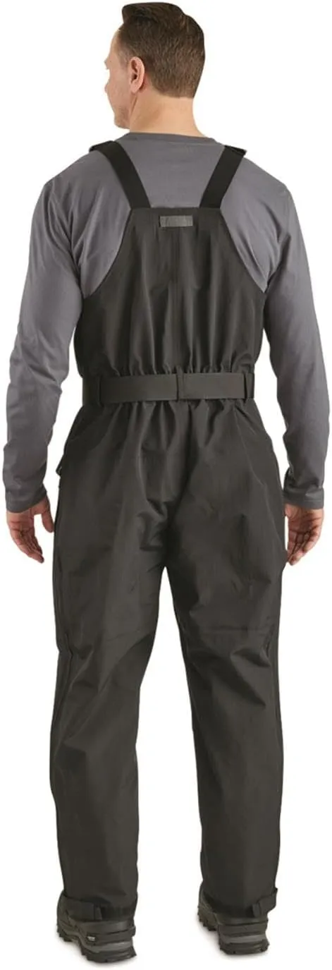 Guide Gear Men's Barrier Unlined Bibs Fishing Pants, Breathable Waterproof and Heavy Duty