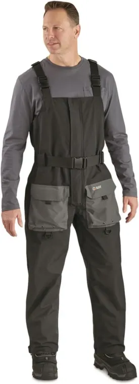 Guide Gear Men's Barrier Unlined Bibs Fishing Pants, Breathable Waterproof and Heavy Duty