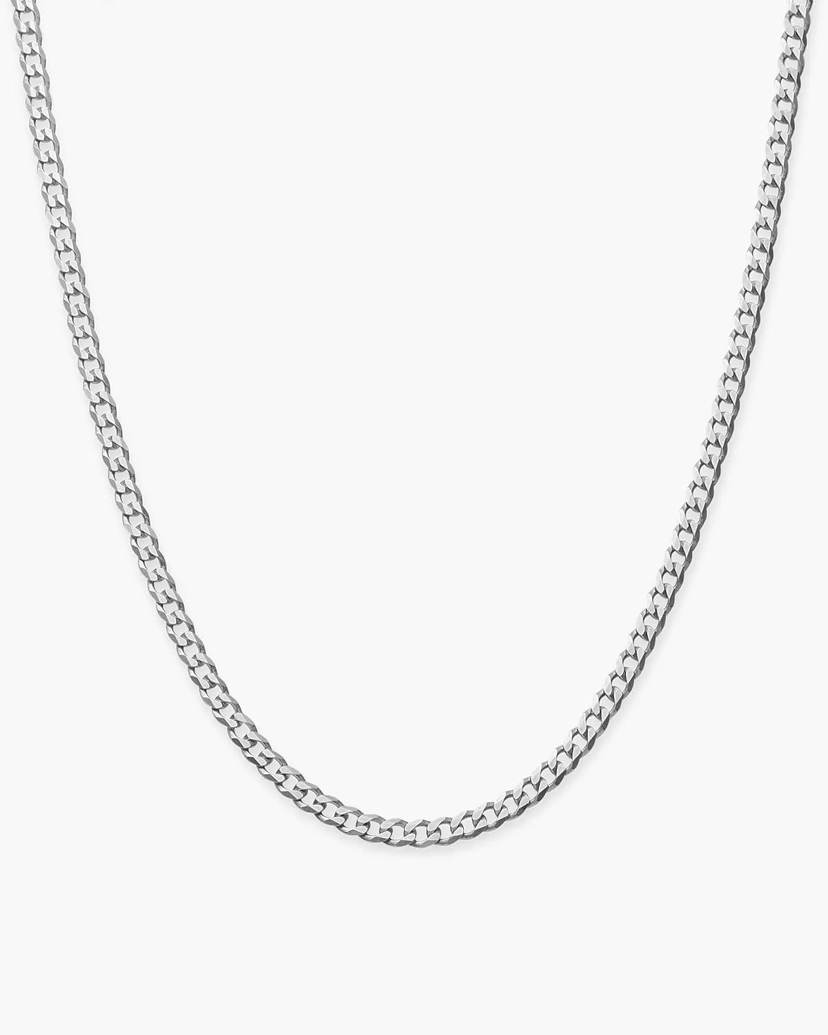 JAXXON Men's Chain Necklace - 1.5mm-4mm Width - 14k Gold Bonded & 925 Sterling Silver, 22 Inch