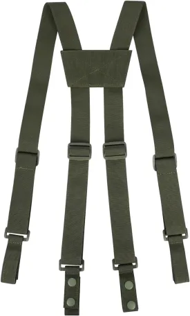KUNN Tactical Duty Belt Suspenders 1.5 Inch Police Harness for Men,Adjustable,Army Green
