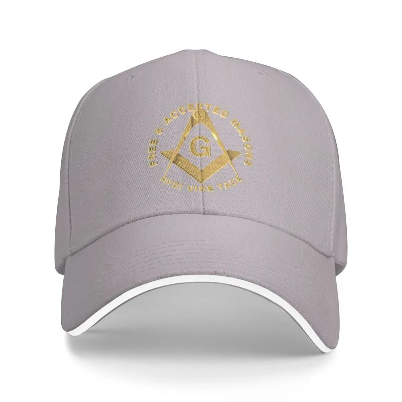 Master Mason Blue Lodge Baseball Cap - AVDI VIDE TACE Free & Accepted Masons [Multiple Colors]