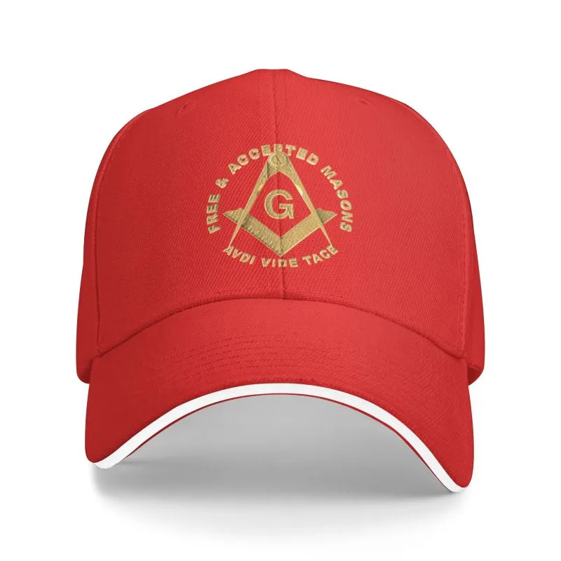 Master Mason Blue Lodge Baseball Cap - AVDI VIDE TACE Free & Accepted Masons [Multiple Colors]