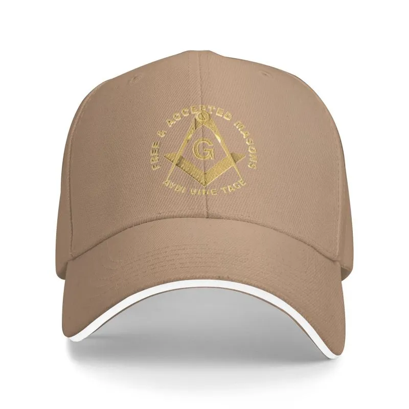 Master Mason Blue Lodge Baseball Cap - AVDI VIDE TACE Free & Accepted Masons [Multiple Colors]
