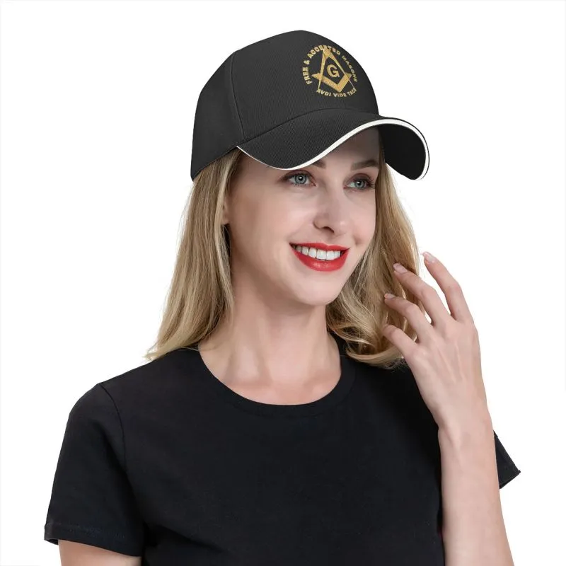 Master Mason Blue Lodge Baseball Cap - AVDI VIDE TACE Free & Accepted Masons [Multiple Colors]