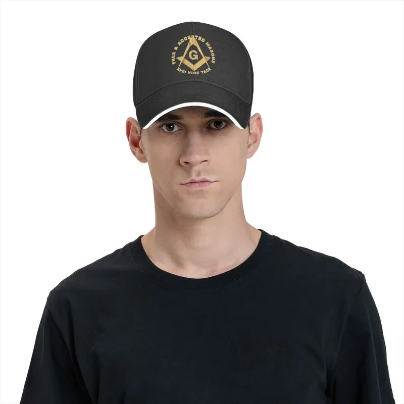 Master Mason Blue Lodge Baseball Cap - AVDI VIDE TACE Free & Accepted Masons [Multiple Colors]