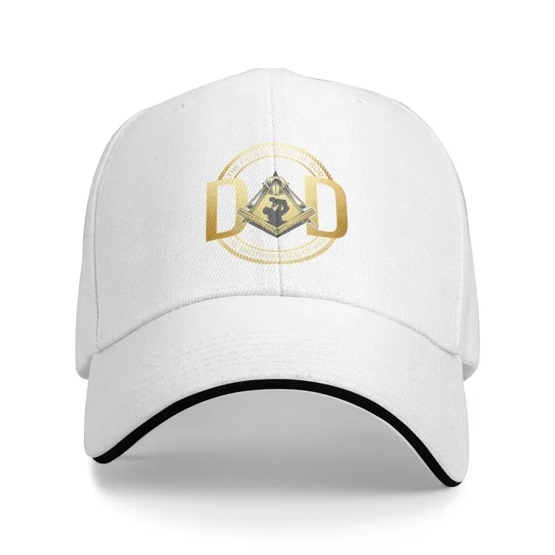 Master Mason Blue Lodge Baseball Cap - Freemasonry Father's Day Adjustable