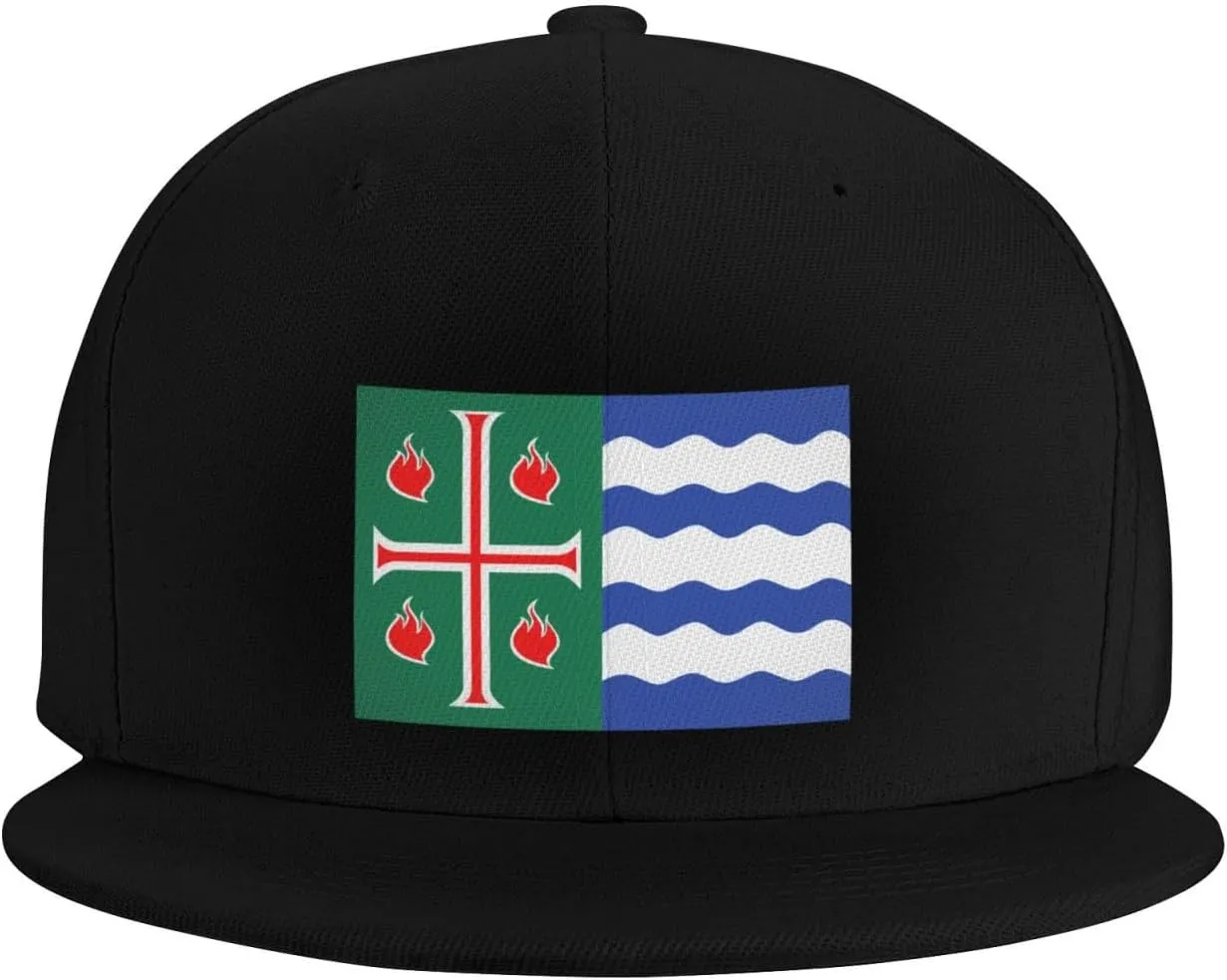 Mayaguez-Flag Trucker Hat for Men Snapback Hats Baseball Cap Flat Brim Hats