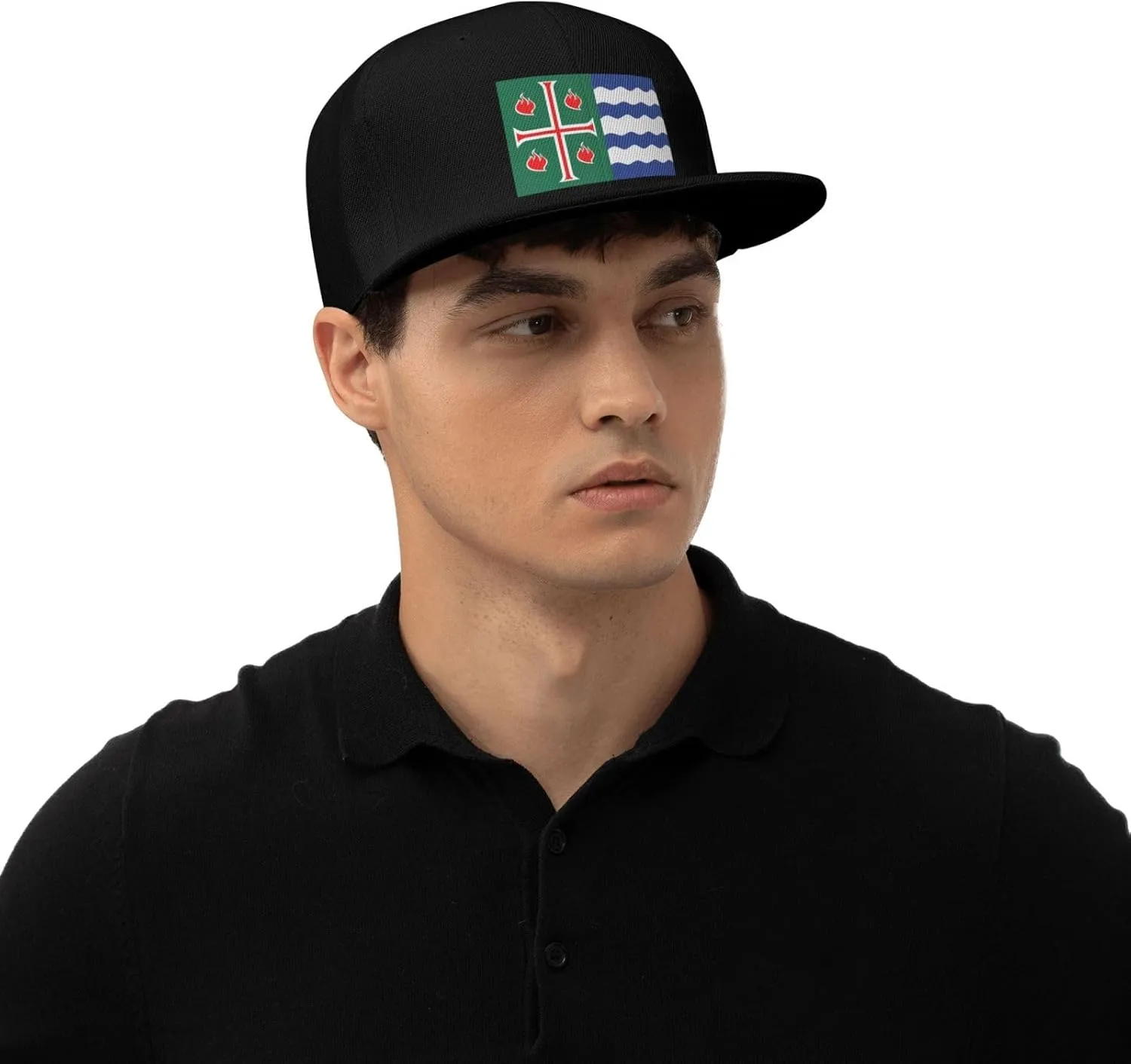 Mayaguez-Flag Trucker Hat for Men Snapback Hats Baseball Cap Flat Brim Hats