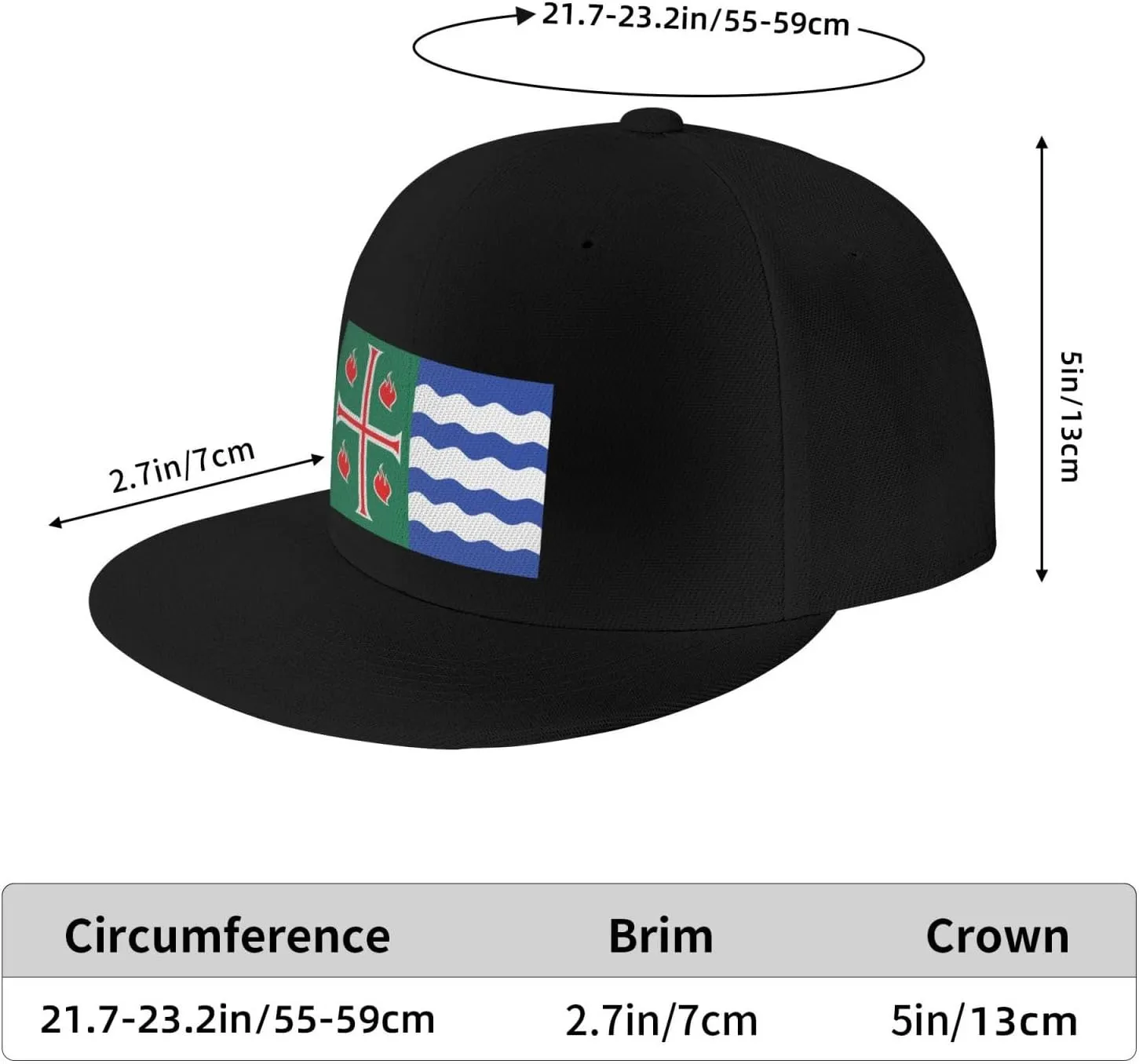 Mayaguez-Flag Trucker Hat for Men Snapback Hats Baseball Cap Flat Brim Hats