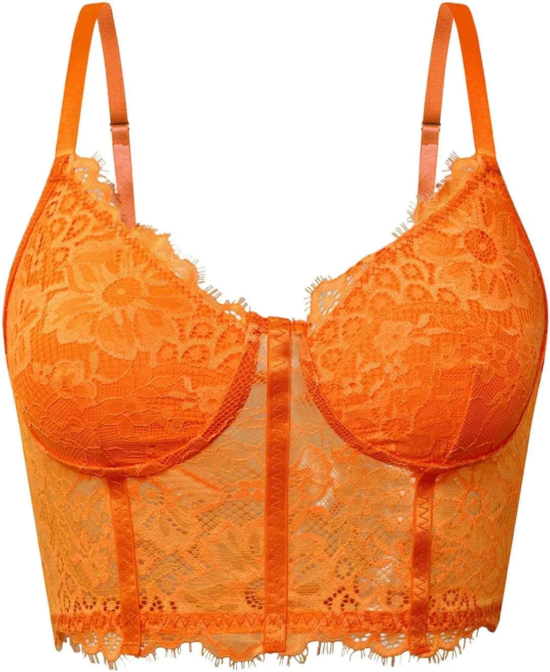 PTOLOCIF Corset Tops for Women Sexy Lace Floral Sleeve Bustier Tops Sexy Going out Party Clubwear Summer Trendy Y2k Tops