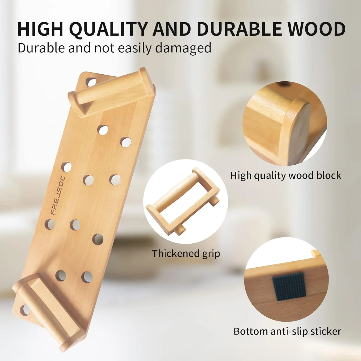 solid wooden Push Up Stands 10 in 1,Push Up Board,Portable Gym Accessories, Strength Training Equipment, Original Patent design  Home Workout Equipmentfor men and Women