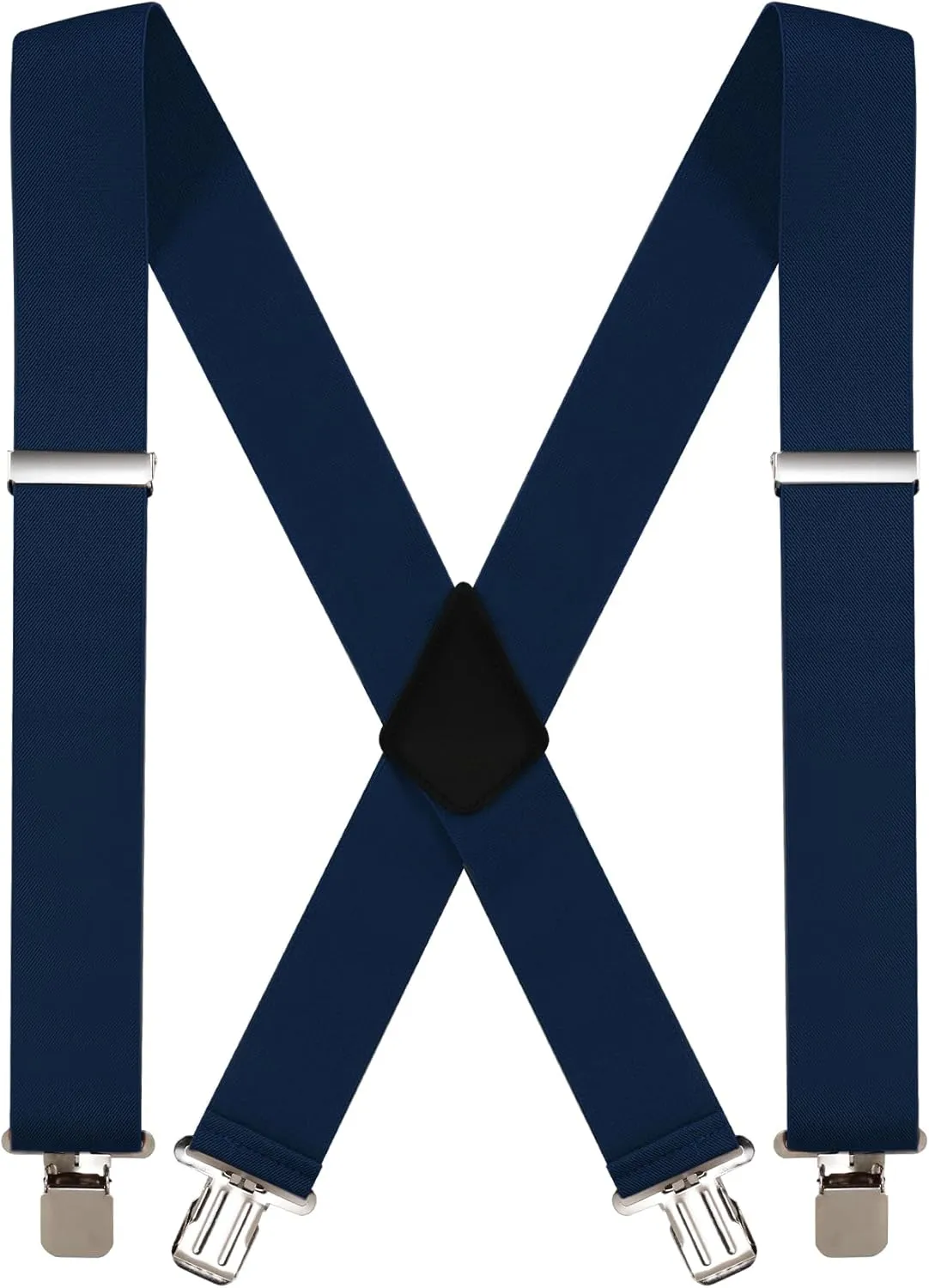 Suspenders for Men with Heavy Duty Clip, 2" Wide Men's Suspenders for Work X-Back Suspenders Ideal for Seniors