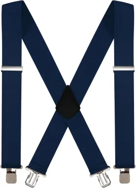 Suspenders for Men with Heavy Duty Clip, 2" Wide Men's Suspenders for Work X-Back Suspenders Ideal for Seniors